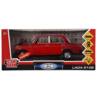 Модель LADA 2106, 18,5 см, инер., красная VAZ-2106-R - Буду Играть. Сеть магазинов игрушек.