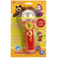 Микрофон 14 песен Маша и Медведь 1252960-BR3 - Буду Играть. Сеть магазинов игрушек.