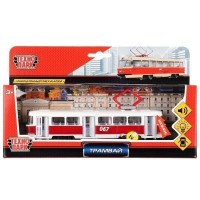 Модель Трамвай СТ12-463-2-OR-WB - Буду Играть. Сеть магазинов игрушек.