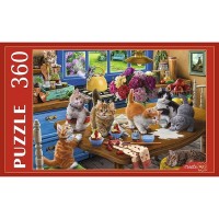 Пазл 360 Игровые котята на кухне Ф360-4696 - Буду Играть. Сеть магазинов игрушек.