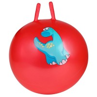 Мяч прыгун рожки 45см Дино красный JB0208557 - Буду Играть. Сеть магазинов игрушек.