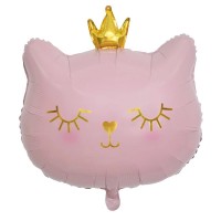 Шар фигура. 29 Котенок принцесса, розовый арт.190460 - Буду Играть. Сеть магазинов игрушек.